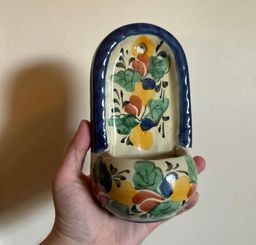 Hand Painted Wall Pocket