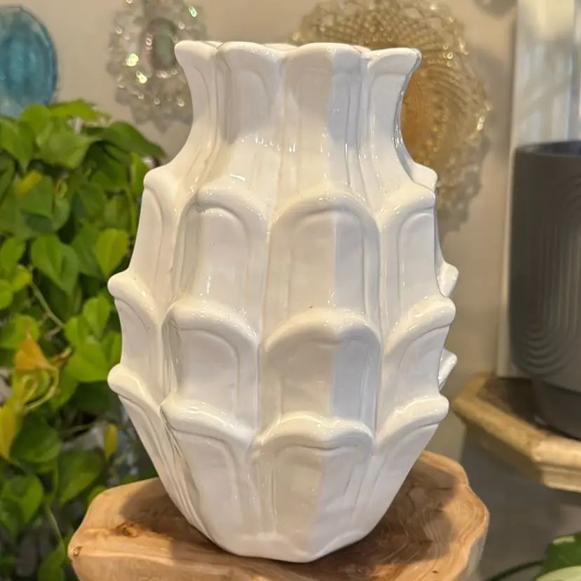 Ceramic Artichoke Style Vase