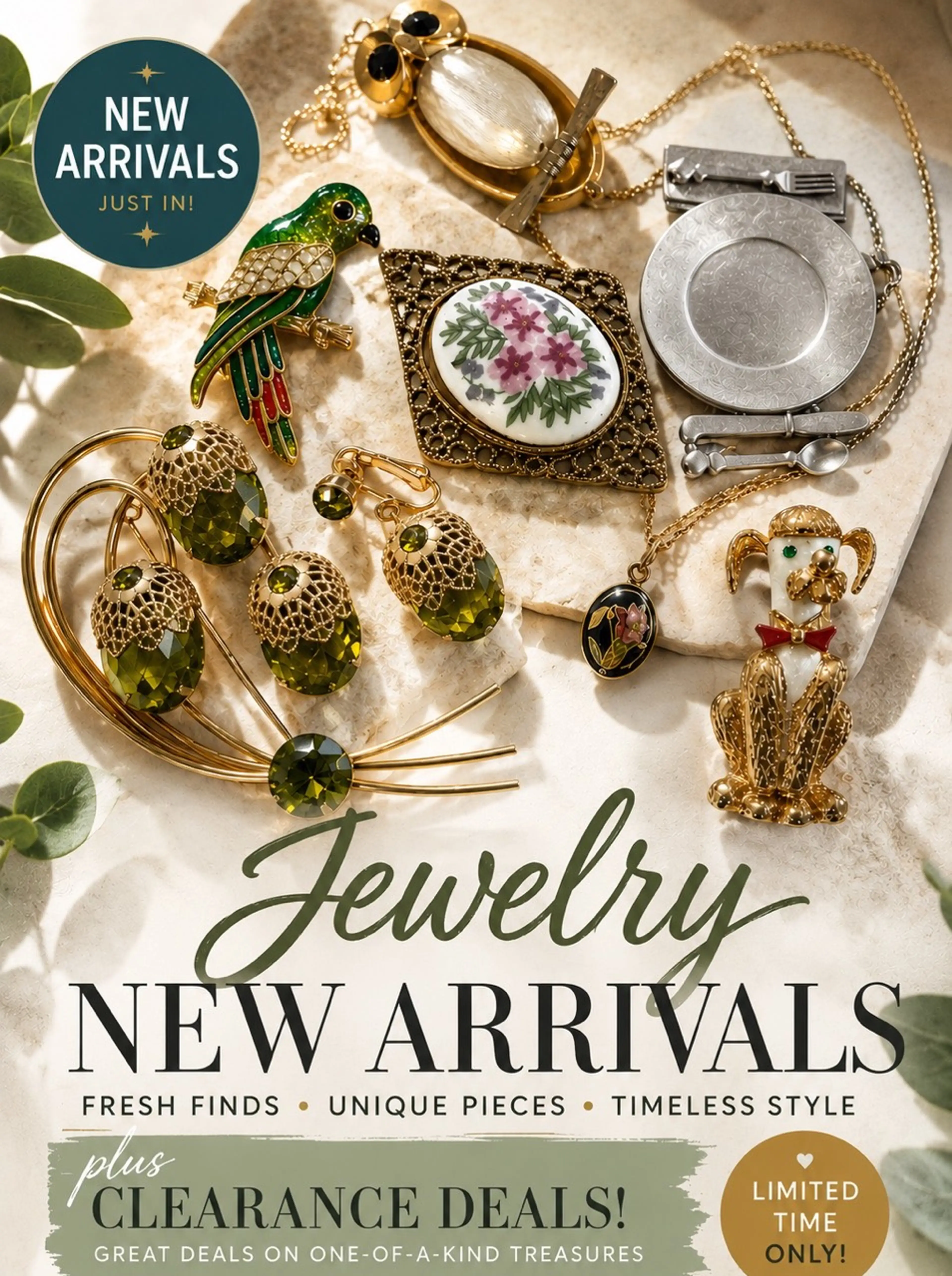 New Arrivals & $5+ Jewelry Clearance