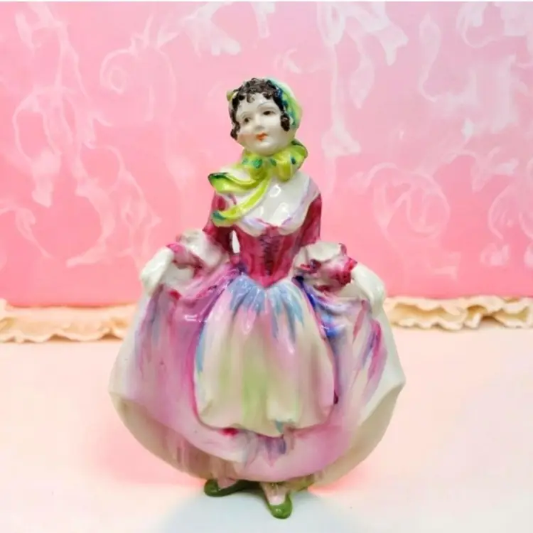 Lovely "Suzette" Porcelain Woman Figurine - Made in Japan