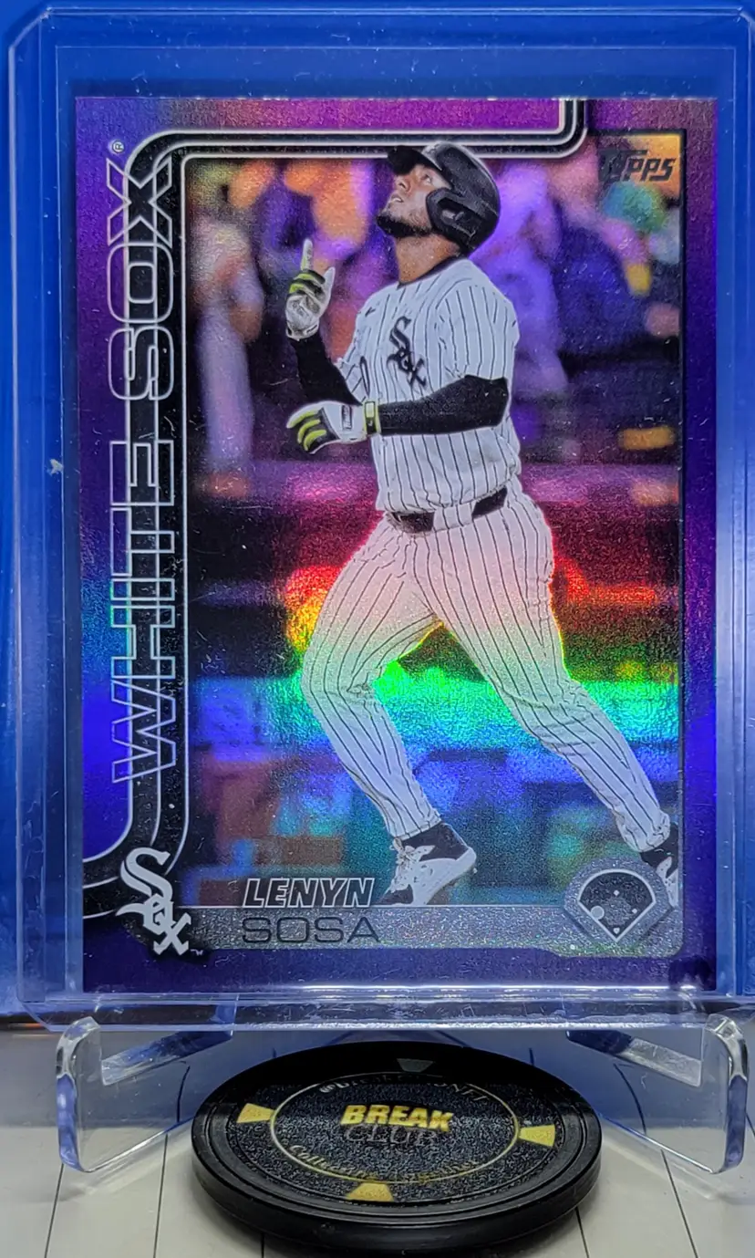 Lenyn Sosa 2025 Topps Series 2 Purple Parallel /250 #663 Chicago White Sox