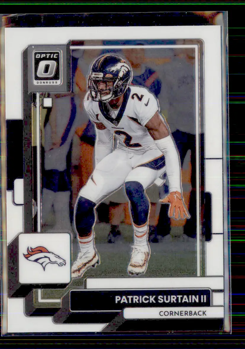 Patrick Surtain Ii 2022 Donruss Optic #62 - Denver Broncos - (130-106)