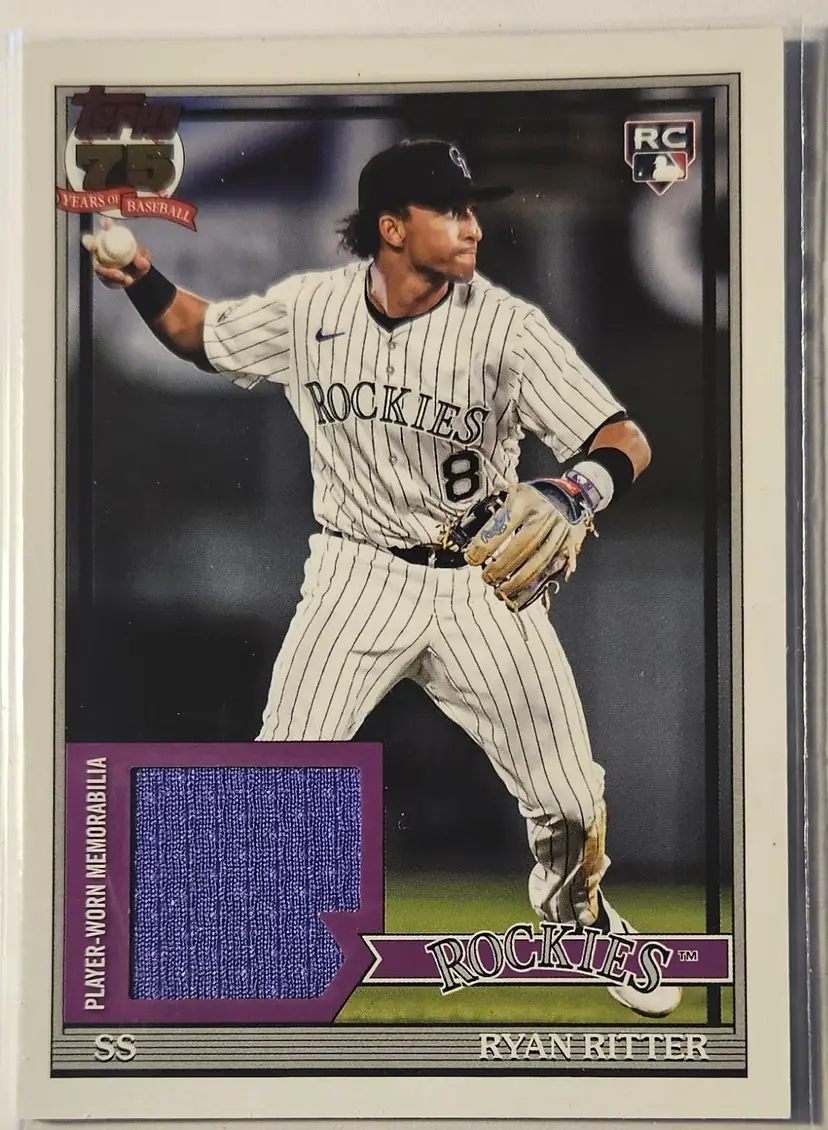 2026 Topps Series 1 1991 Relic Ryan Ritter RC