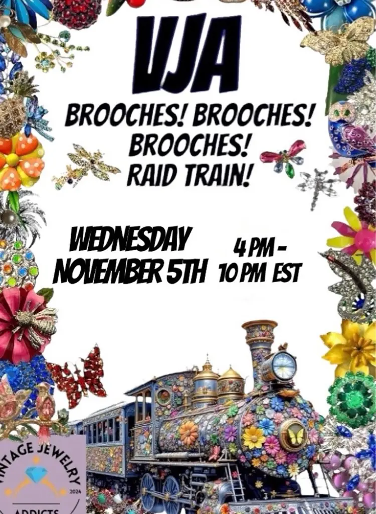 Brooches Brooches Brooches Raid Train!