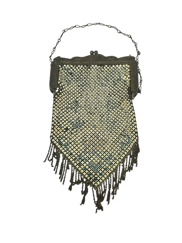 1920s Mandalian Metal Mesh Purse - As Is