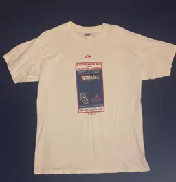 VTG World Series Ticket 2005 White Sox vs Astros Tee L