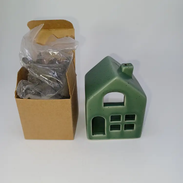 Paddywax, Incense Cones Ceramic Cottage CHRISTMAS TOWN INCENSE CONE HOLDER