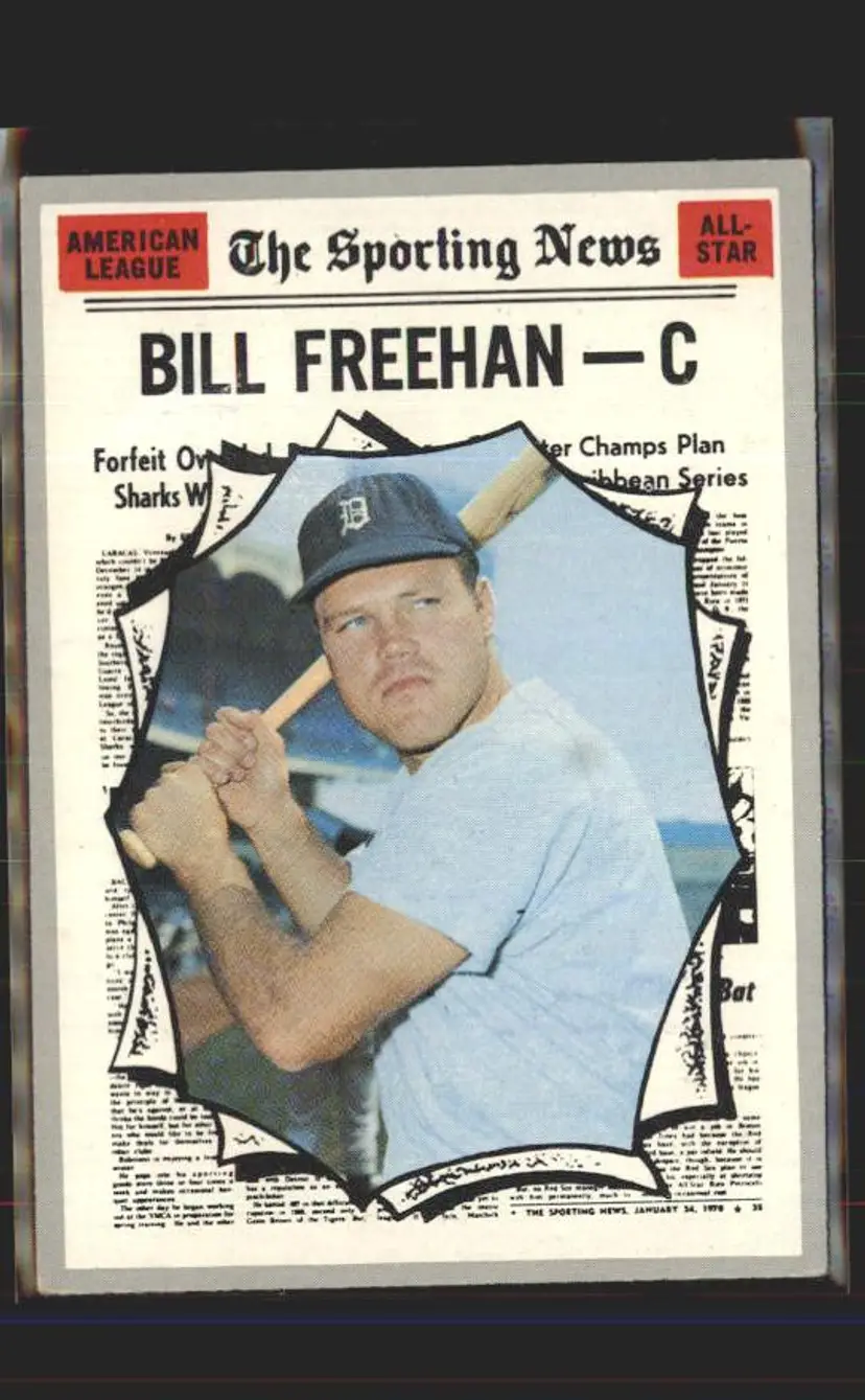 Bill Freehan 1970 Topps #465 - (pk6) - Detroit Tigers