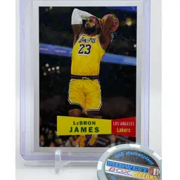 2025-26 Topps NBA Living Set Card #1 LeBron James - Los Angeles Lakers
