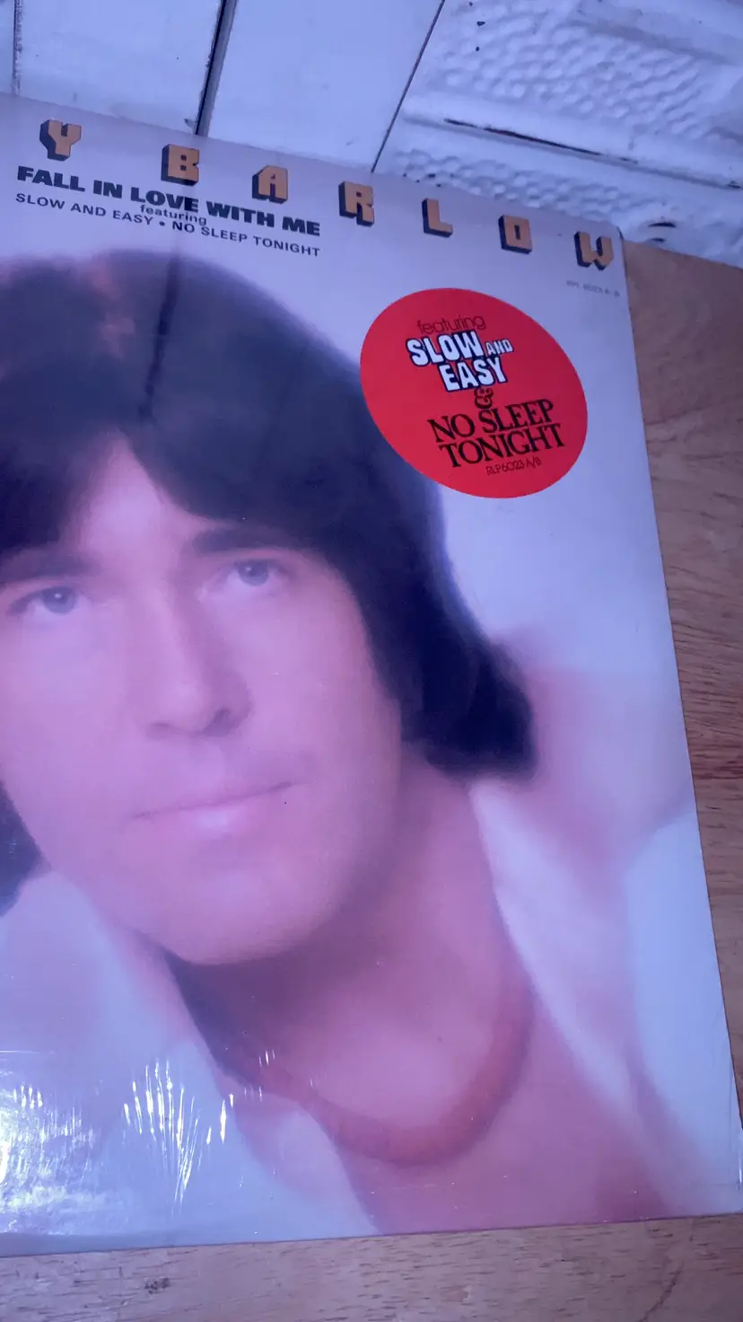 Randy Barlow Vinyl Record, Fall In Love With Me, New