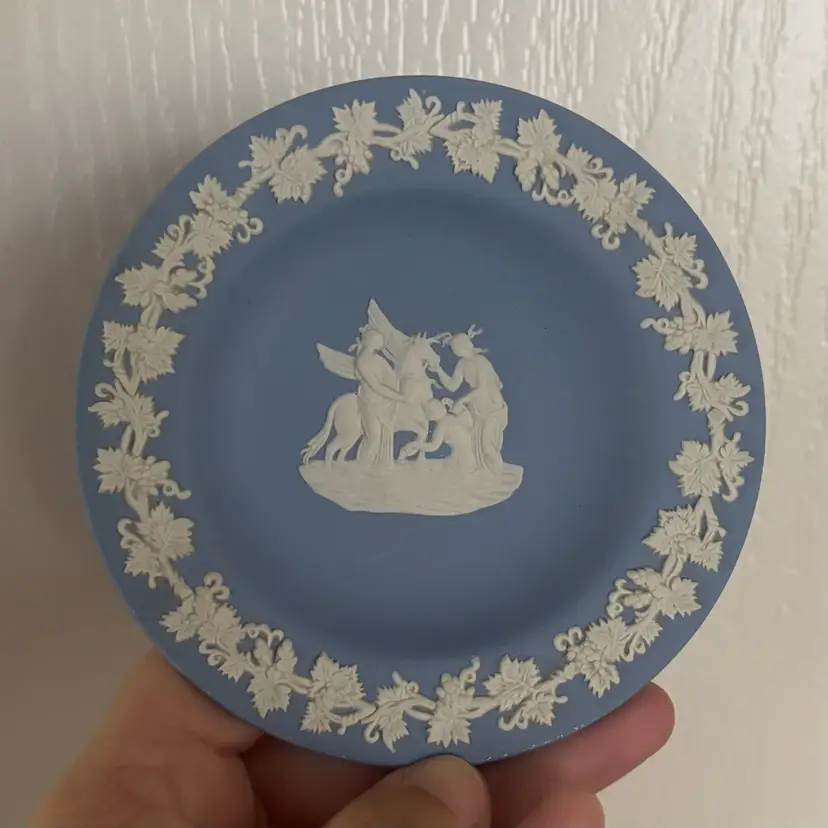 Vintage Wedgwood England Jasperware Muses & Pegasus Small Plate