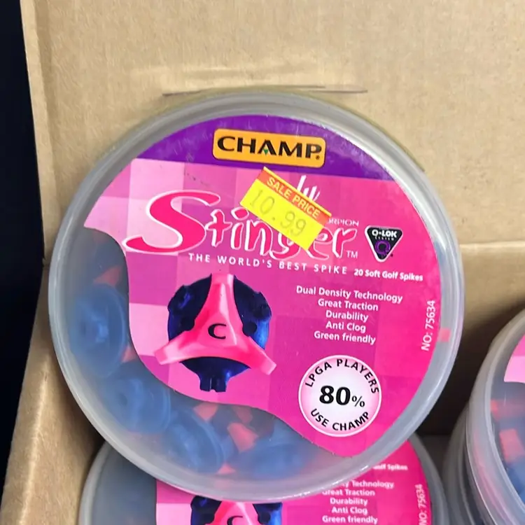 6 Packs NOS Champ Soft Spikes