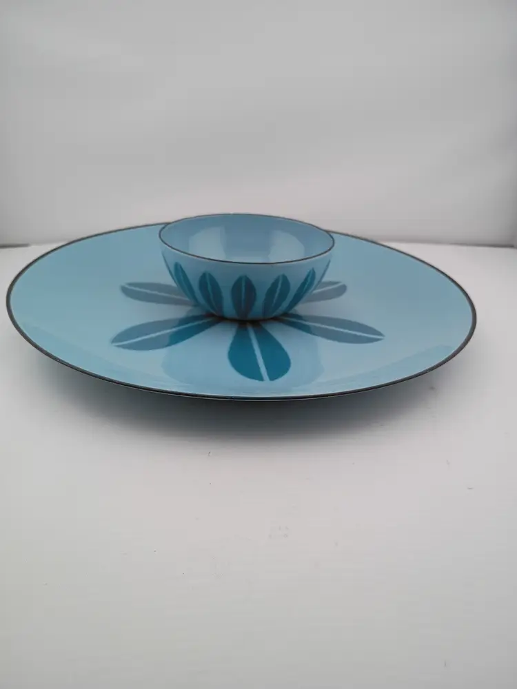 MCM Catherine Holm lotus plate and small bowl