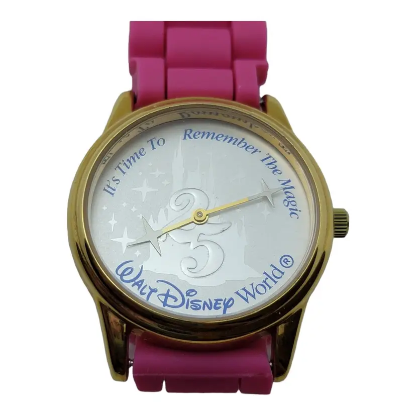 Vintage 1997 Eastman Kodak Walt Disney World 25th Anniversary Watch New Battery
