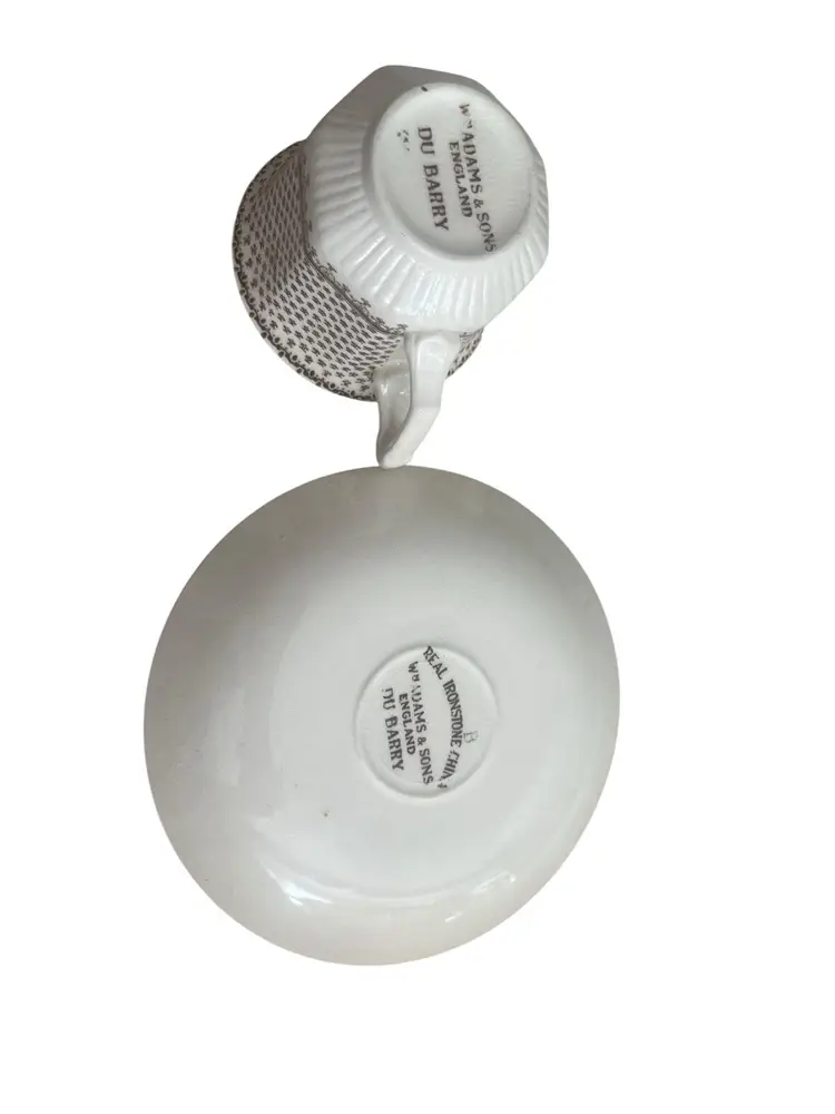 Adams&Sons DuBarry Real Ironstone China Cup & Saucer