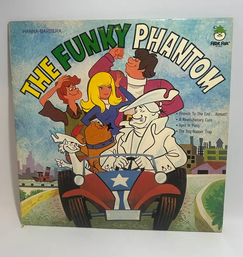 Vintage Hanna Barbera 'The Funny Phantom' Vinyl LP Record 1972