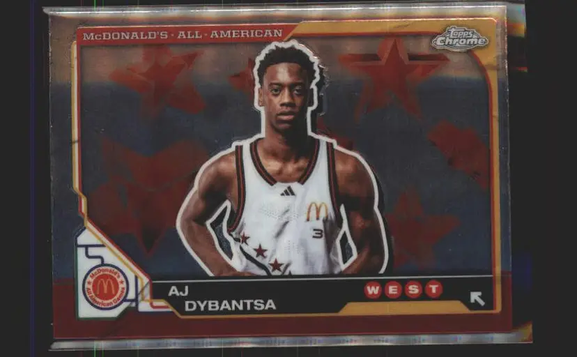 2025 Topps Chrome McDonald's All American #45 AJ Dybantsa - (141)