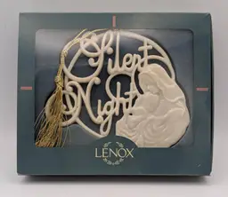Lenox Porcelain "Silent Night" Christmas Ornament