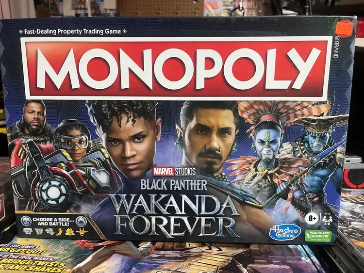 Monopoly Black Panther Wakanda Forever Monopoly Board Game
