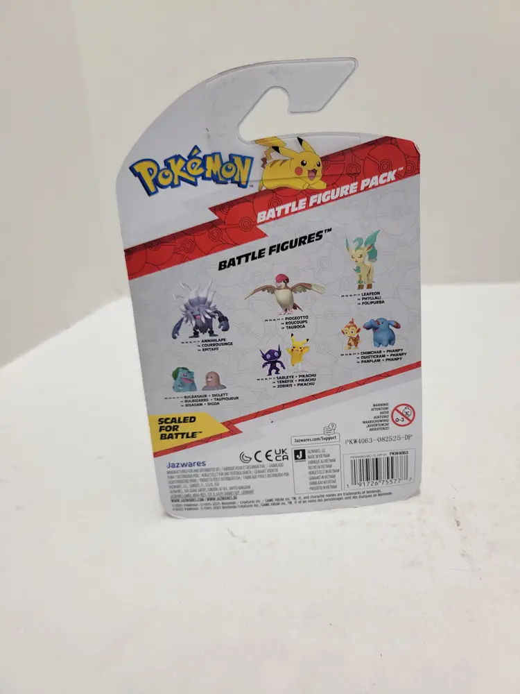 Pokemon Chimchar & Phanpy Battle Figure Pack New in Package