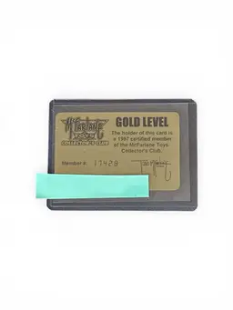 1997 Signed TODD McFARLANE TOYS Collecters Club GOLD LEVEL Member GOLD CARD Spawn