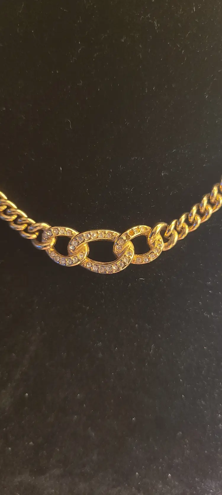 Dior Knecklace and Earring Set Gold Plated