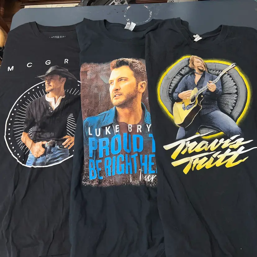 Country Band Shirts, A Lot Of 3