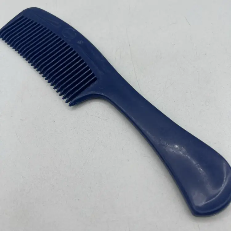 Vtg Goody 8.5" Pocket Unbreakable Comb Royal Blue Retro Old School 1980s AS IS