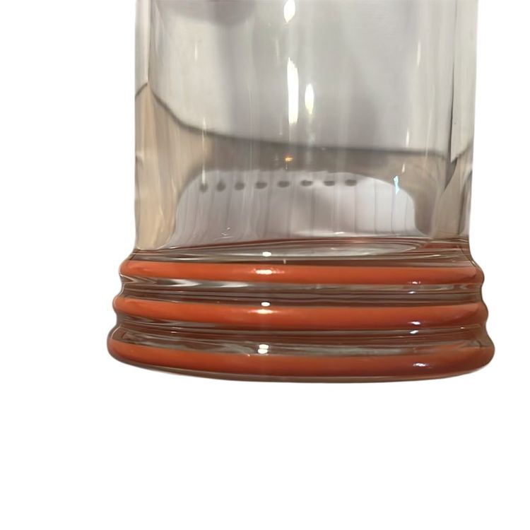 Vintage Persimmon Fiesta Tall Tumbler 1989 - Designed By Homer Langhlin.  Made USA