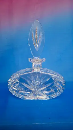 Vintage Nobel Excellence Czech Lead Crystal Perfume Bottle