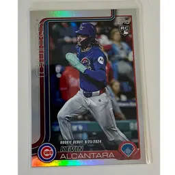 Kevin Alcantara RC Rainbow Foil Chicago Cubs