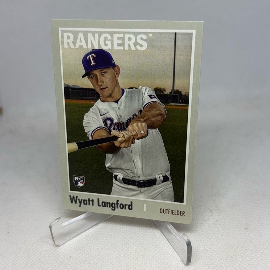 Topps stadiumclub Wyatt Langford RC auto Topps stadiumclub Wyatt Langford RC auto