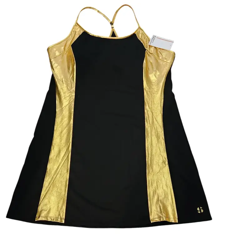Sports Illustrated Black Gold Athletic Dress Xl