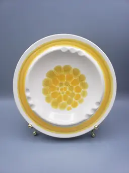1970’s Franciscan Sundance Large Floral Ashtray