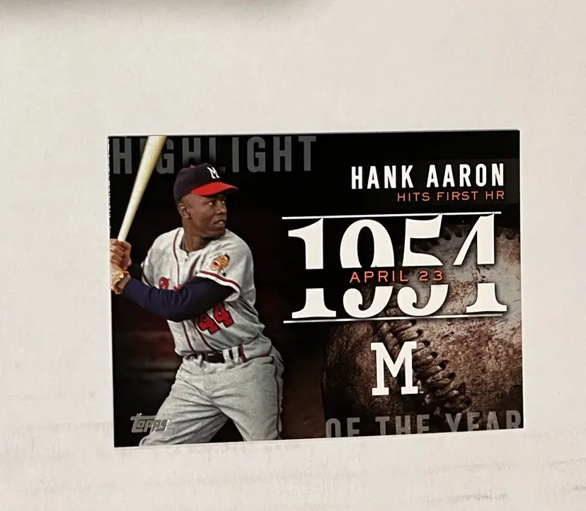 Hank Aaron Highlight Of The Year Atlanta Braves