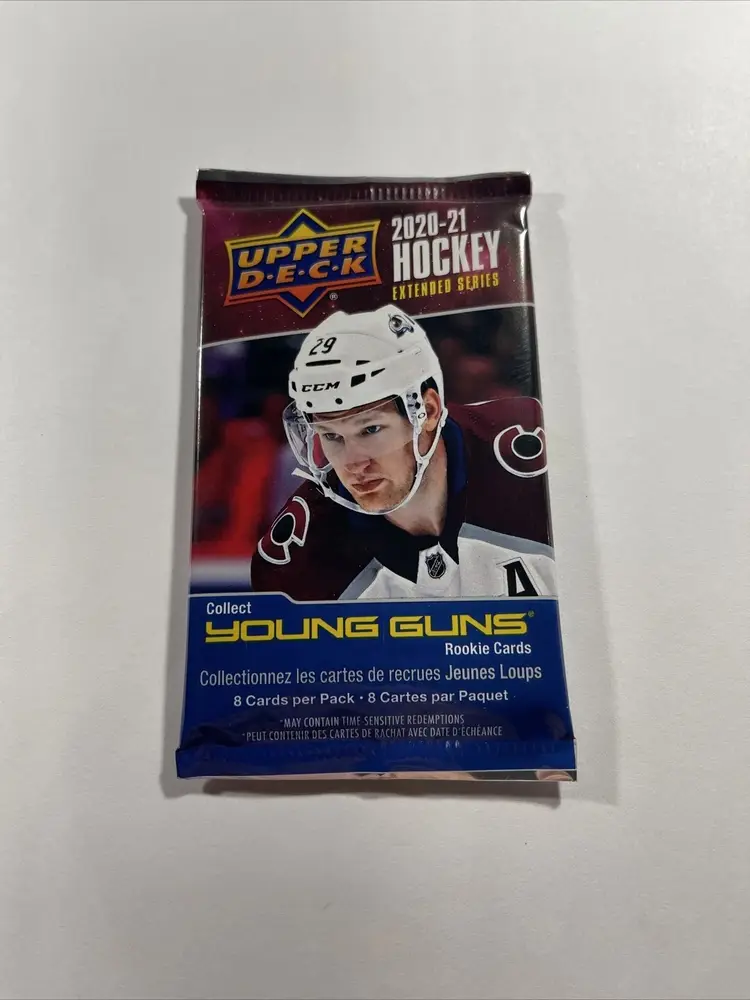 2020-21 UPPER DECK HOCKEY EXTENDED SERIES 1 PACK - 8 CARDS - FACTORY SEALED