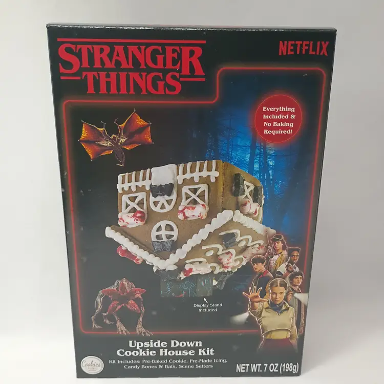 Stranger Things Upside Down Cookie House Kit NEW IN BOX Netflix Holiday Cookie Set