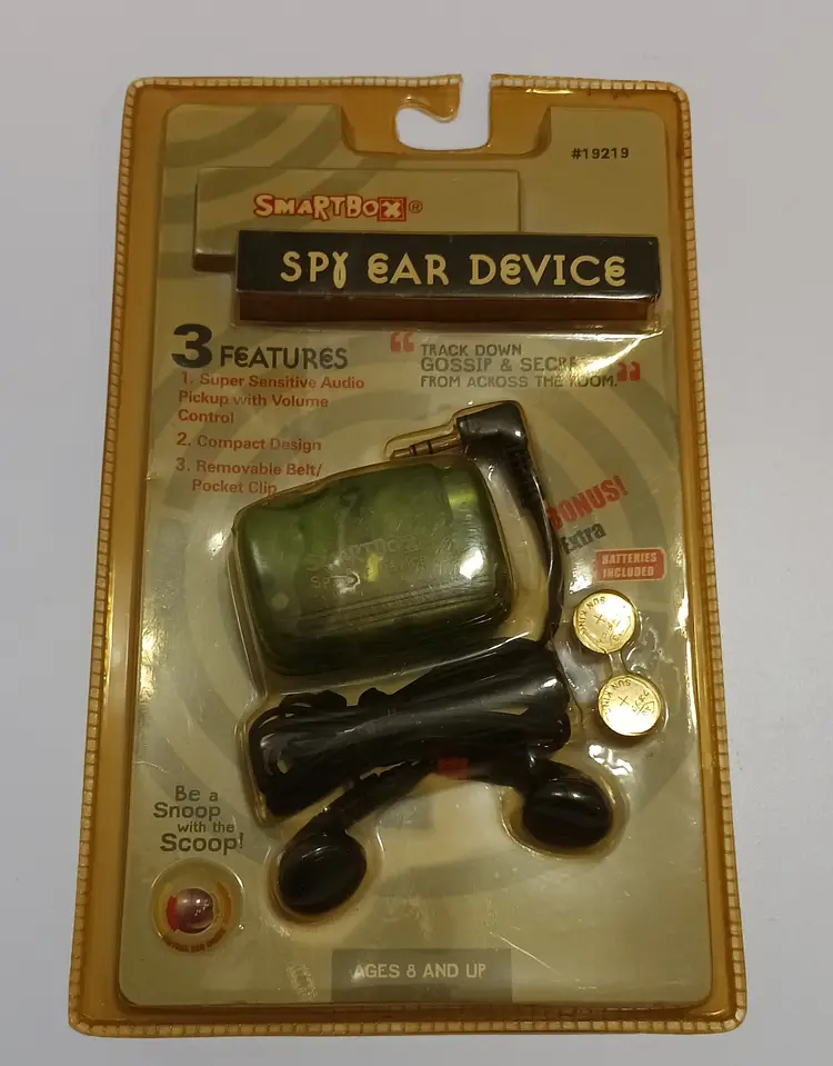Spy Ear Device Toy Vintage Smart Box