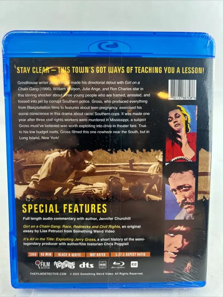 GIRL ON A CHAIN GANG - 1966 (BluRay, 2022) Special Edition - The Film Detective NIB NEW SEALED
