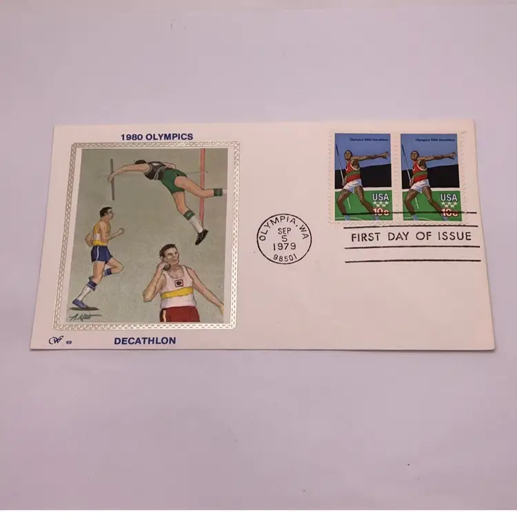 #02 PP3 First Day of Issue 1979 Olympics USPS Lot of 3 Cancelled