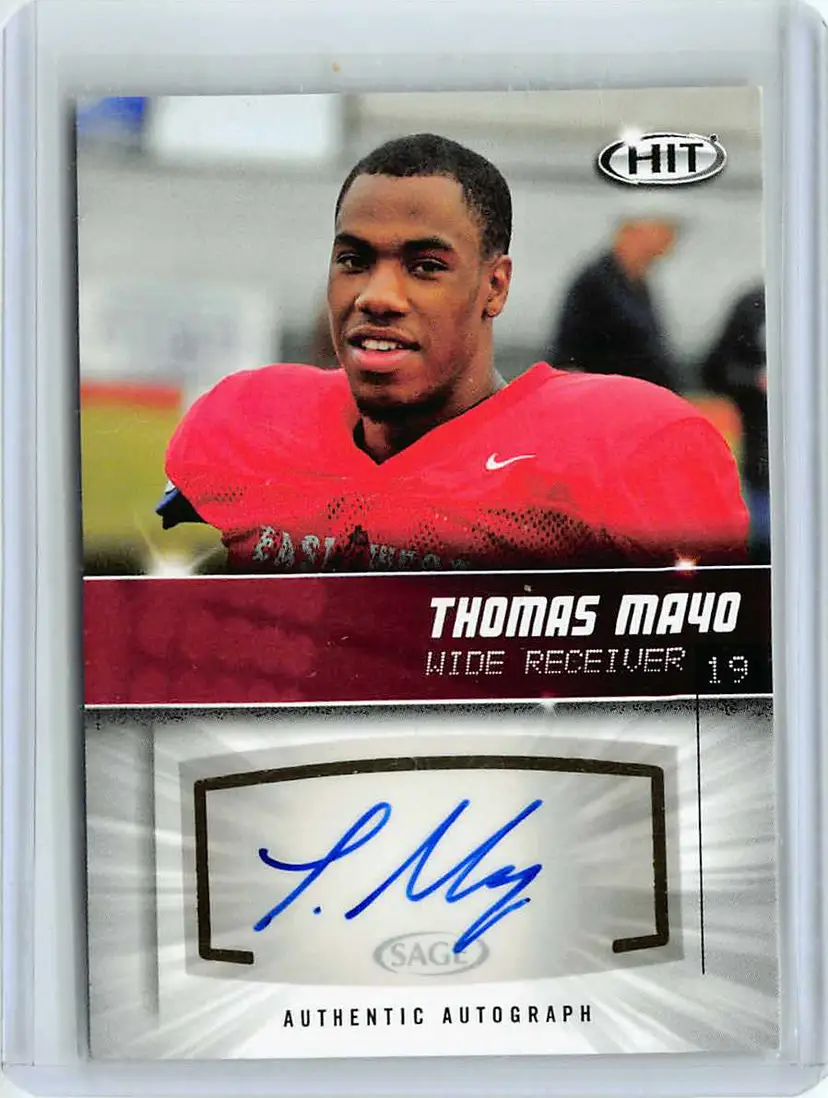 2012 SAGE Hit - Autographs Thomas Mayo #A19 Auto RC California PA