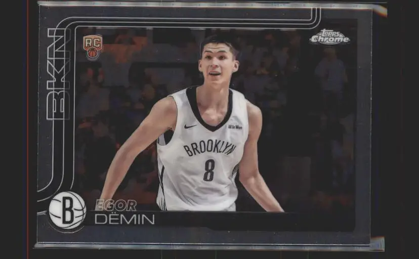 2025-26 Topps Chrome #258 Egor Dëmin - (137) - Brooklyn Nets