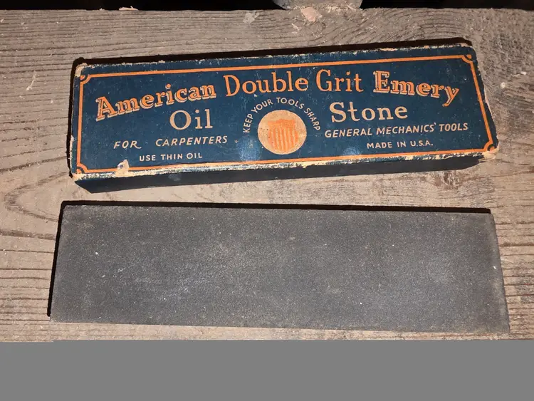 American Double Grit Emery Oil Stone