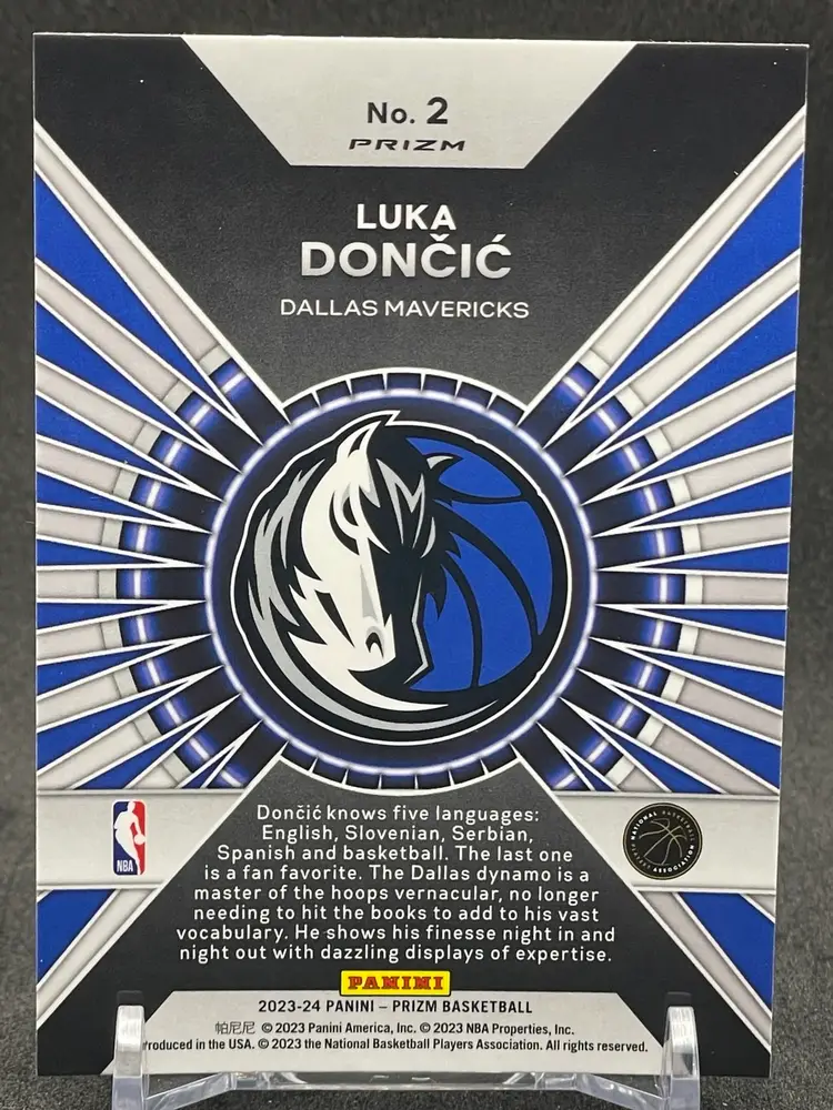 Luka Dončić 2023-24 Panini Prizm Dominance Green Prizm #2
