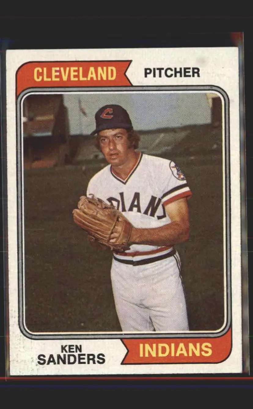 1974 Topps #638 Ken Sanders - (pk5) - Cleveland Indians