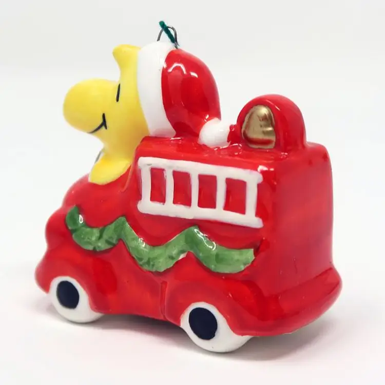Woodstock Firetruck Christmas Ornament - Peanuts