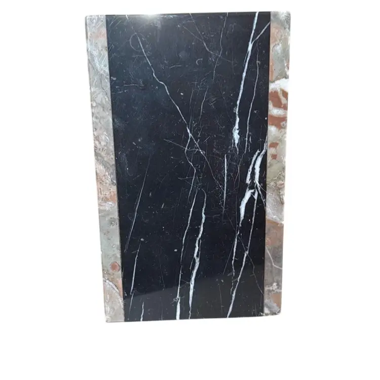 Pair of Art Deco marble and onyx bookends