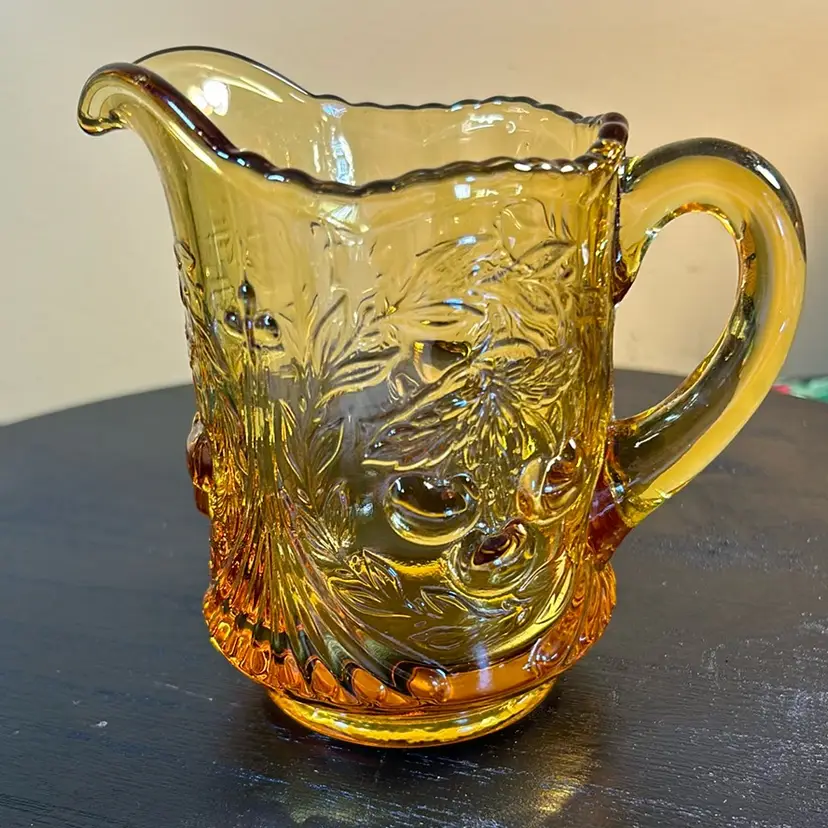 LG Wright cherry and wreath creamer