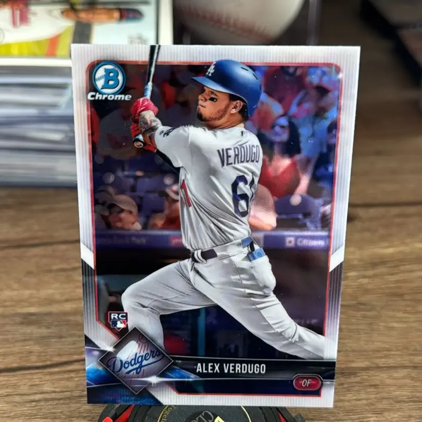 Alex Verdugo 2018 Bowman Chrome RC Los Angeles Dodgers 