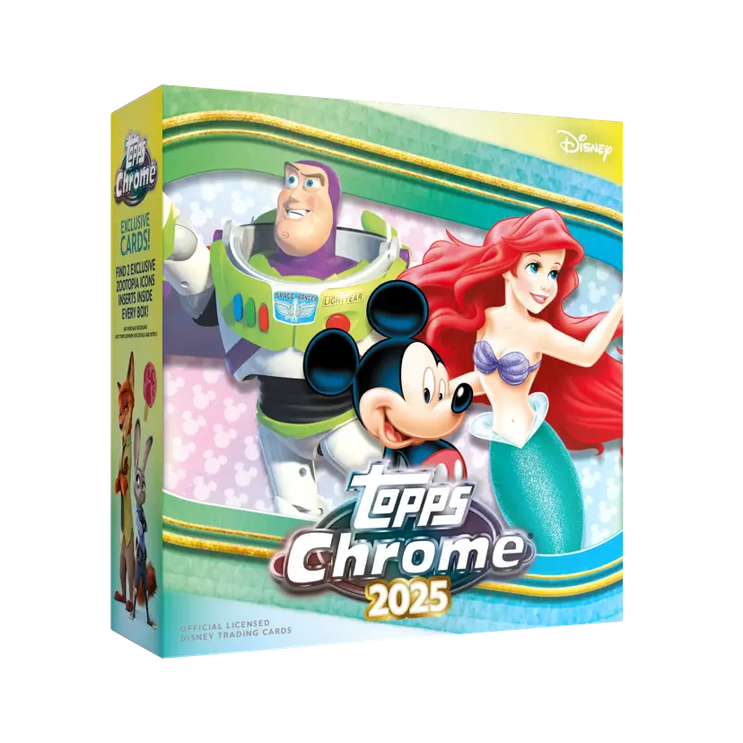 2025 Topps Chrome Disney Trading Cards Mega Box